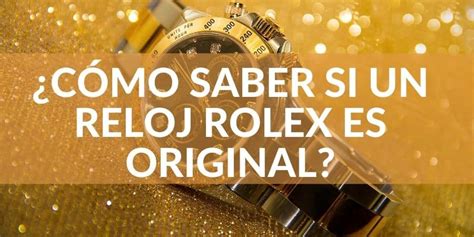 como identificar un rolex original.